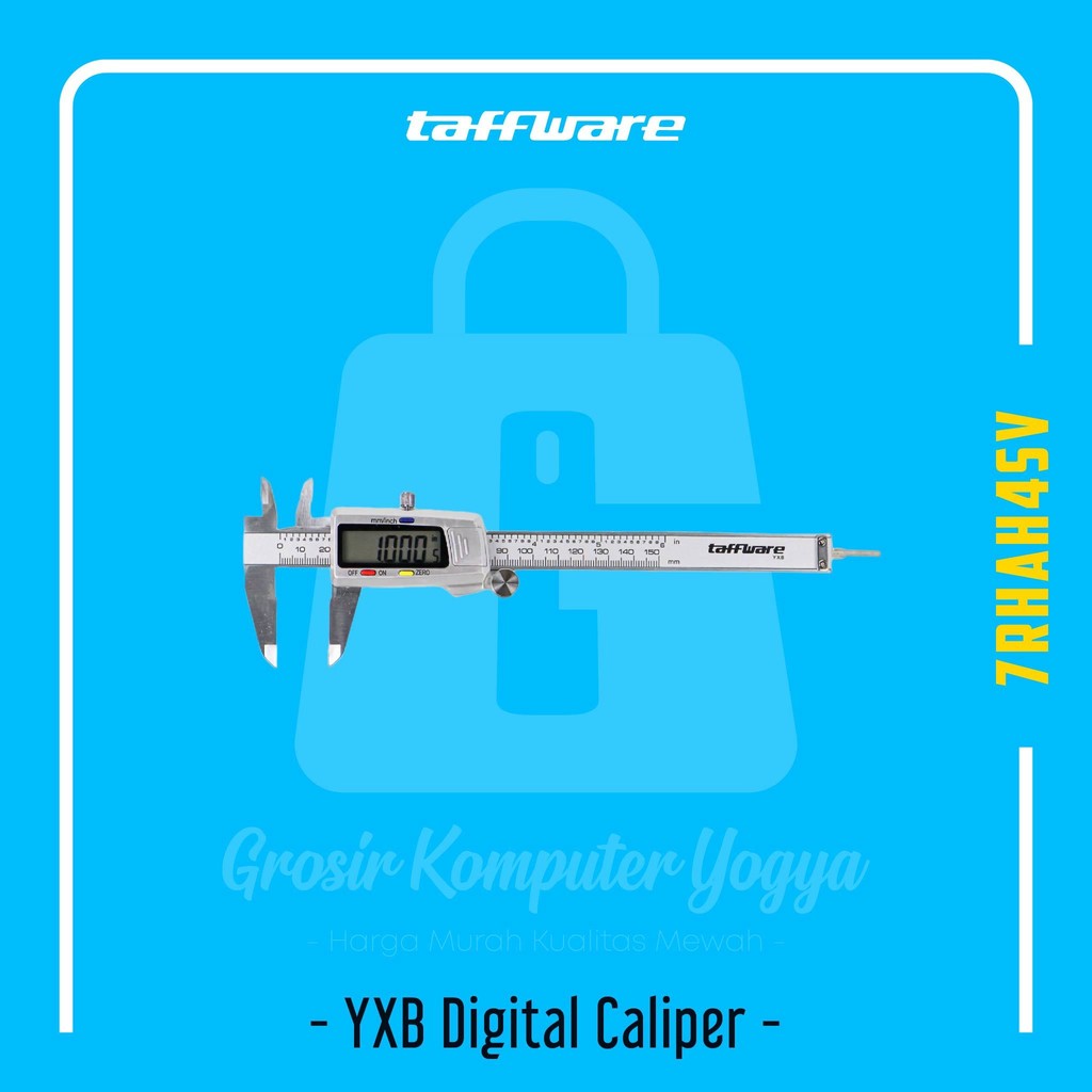 

Taffware YXB 150mm Stainless Steel Digital Caliper Jangka Sorong Kaliper Sigmat