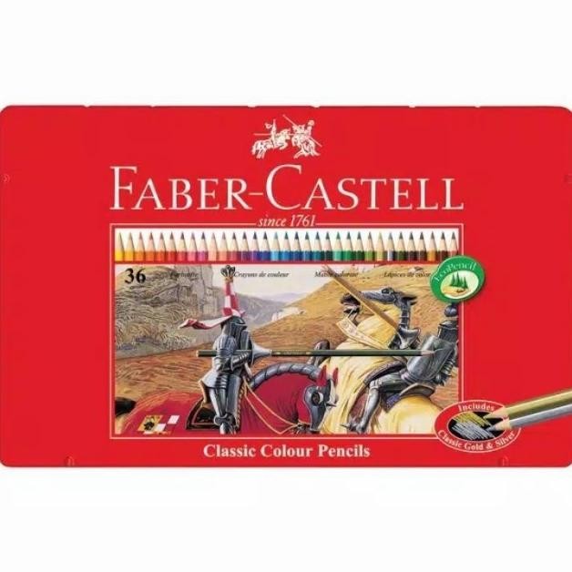 

Sil Warna Kaleng Faber Castell Tin Case Classic 36