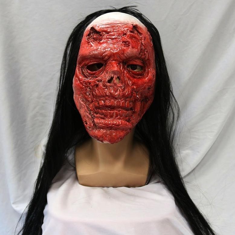 UYT Topeng Halloween Topeng Hantu Berdarah topeng Latex Maks Kualitas Import TERLARIS