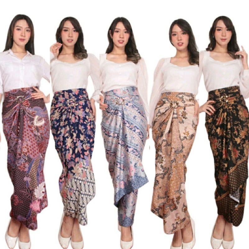 Rok Lilit Batik MMM - Rok Lilit Batik Bawahan Kebaya Rok Kebaya Rok Batik Bawahan Batik Kain Lilit