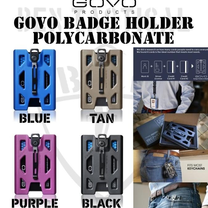 

BEBAS ONGKIR - GOVO BADGE HOLDER POLYCARBONATE