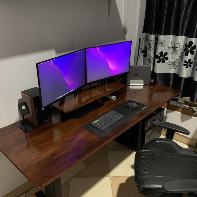 

Desk Shelf Stand Monitor Asli Jati