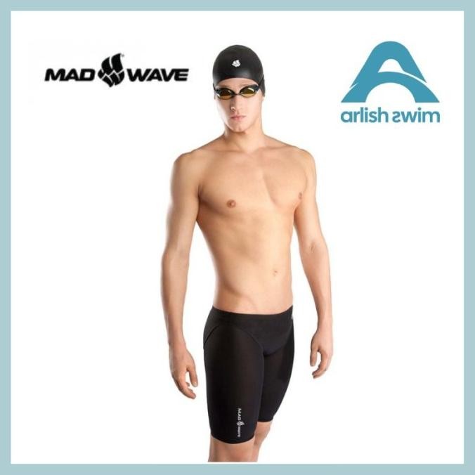 Masih Madwave Bodyshell Jammer Mens - Black / Celana Renang Carbon