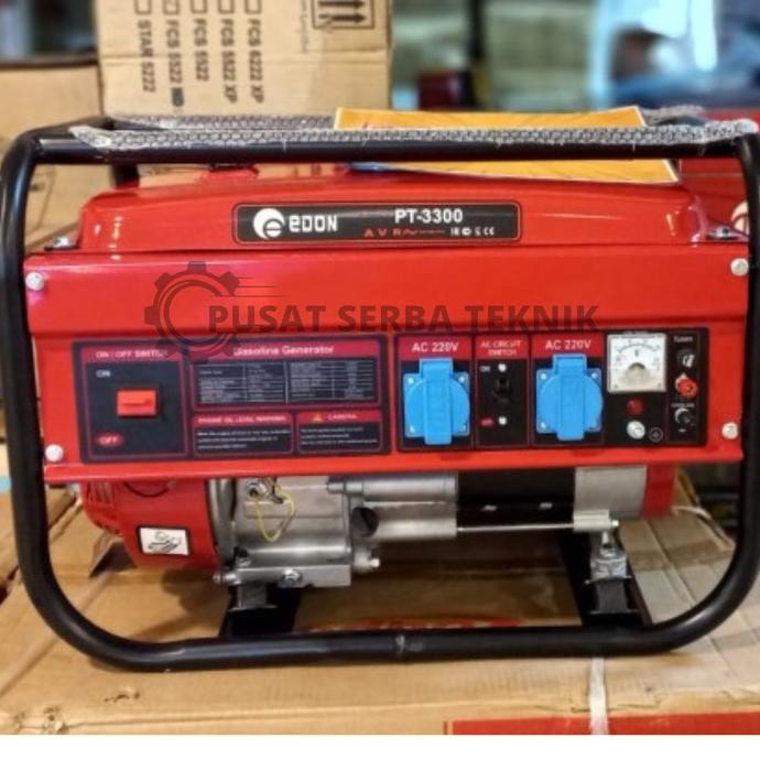 Tersedia Genset Edon 3000Watt Edon Pt3300L Edon Pt-3800D Gasoline Generator