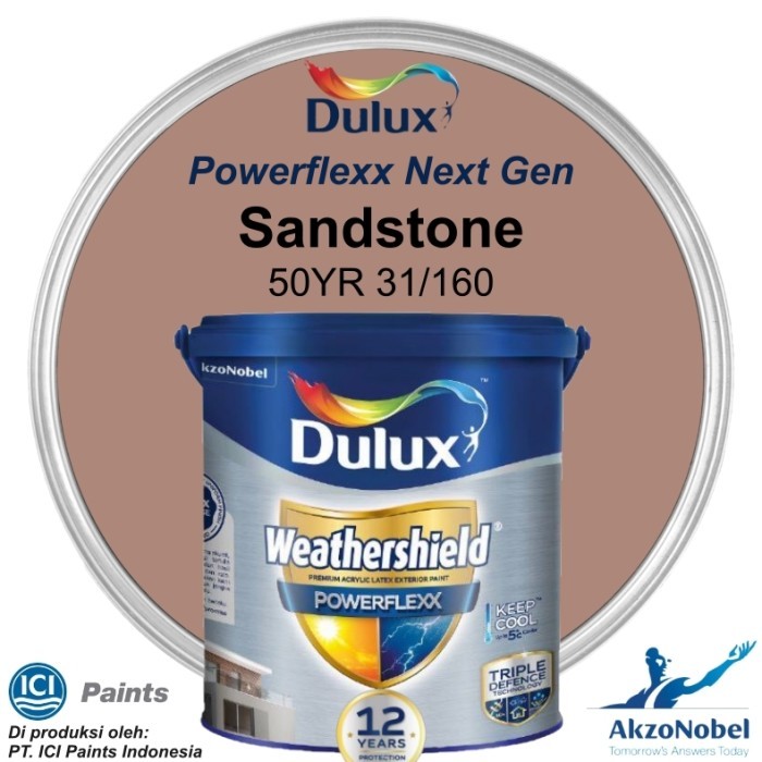 DULUX WEATHERSHIELD POWERFLEXX 20 LT - SANDSTONE 50YR 31/160