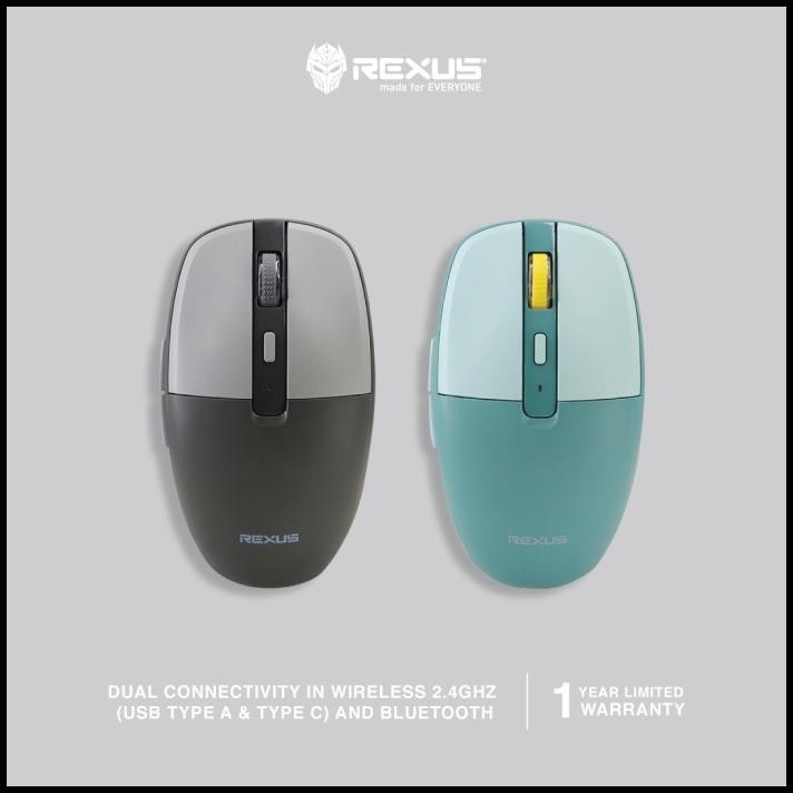 Rexus Mouse Gaming Wireless Bluetooth Nava Q10