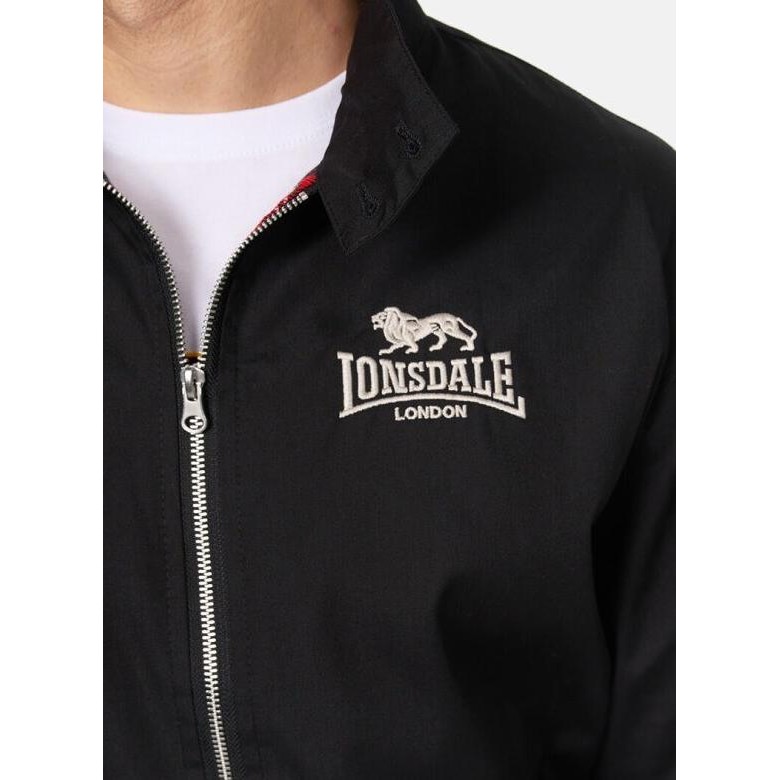 Jual Lonsdale Harrington Classic Slimfit Jacket (Black) Original