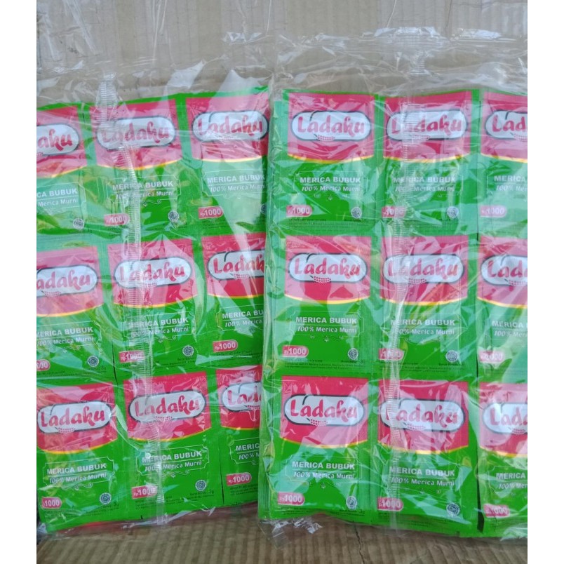 

Lhiu [Pack] Bumbu Masak Instan Lada Bubuk Ladaku Isi 72 Pcs - Ladaku
