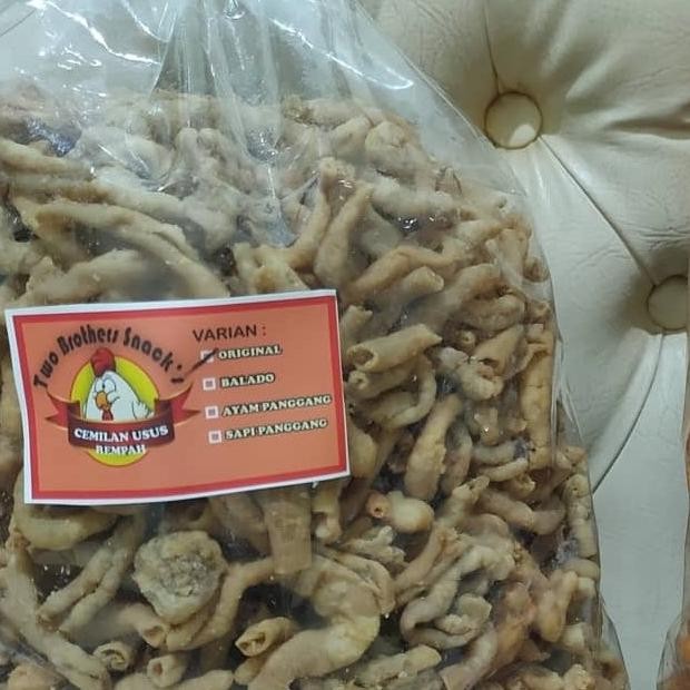 

Keripik Usus Ayam Original 1/2 Kg, Renyah Tanpa Bahan Pengawet LM99