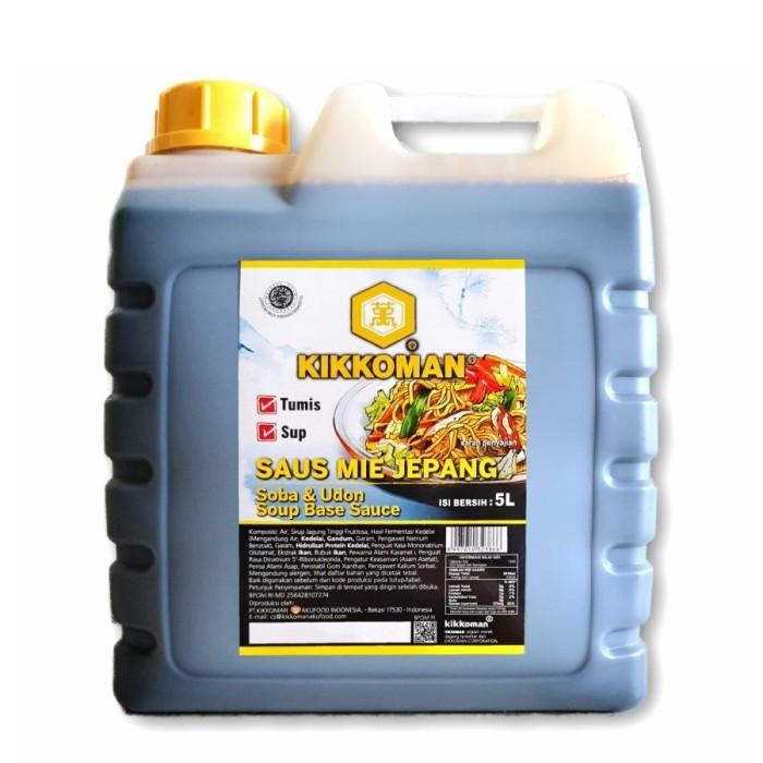 

Kikkoman Soba Shoyu ( Saus Mie Jepang) HALAL Jerigen 5L