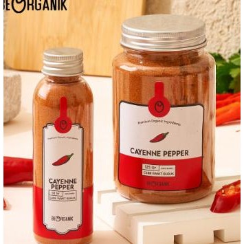 Cayenne Pepper Powder / Cabai Rawit Bubuk - Organic Provence Bsize