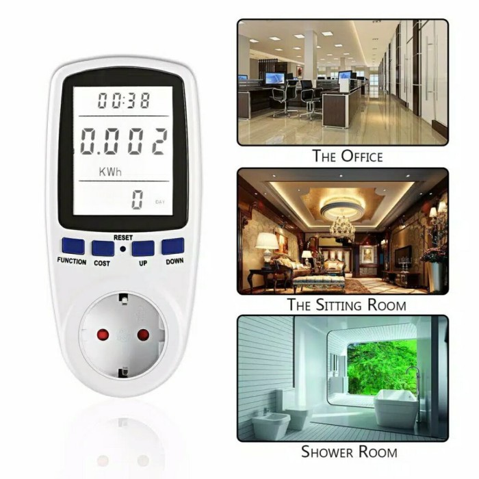 Terbaru Alat Pengukur Biaya Daya Listrik Rumah Kwh Meter Penghemat Listrik