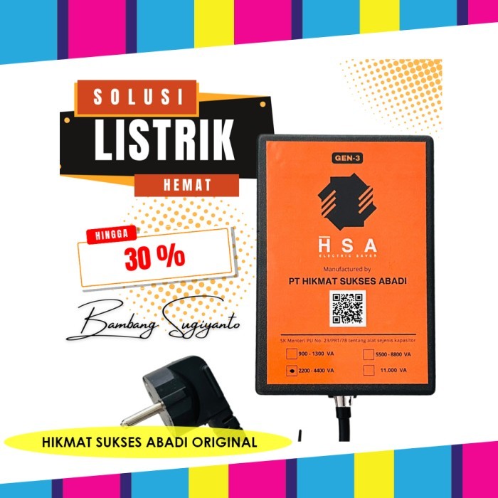 Termurah Penghemat Listrik Hsa Electric Saver Pt Hikmat Sukses Abadi Official