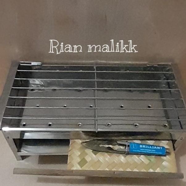 Kebakaran Arang Bakaran Sate Bakaran Ikan Bahan Stainless