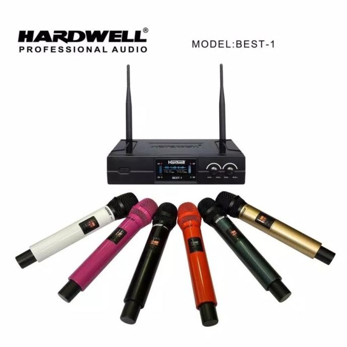 Mic Wireless Hardwell Best 1 Best 1 Hardwell Best1 Handle Original  Ready
