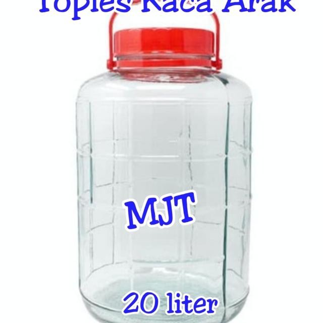 Toples Kaca / Toples / Toples Obat / Toples Asinan 20Liter