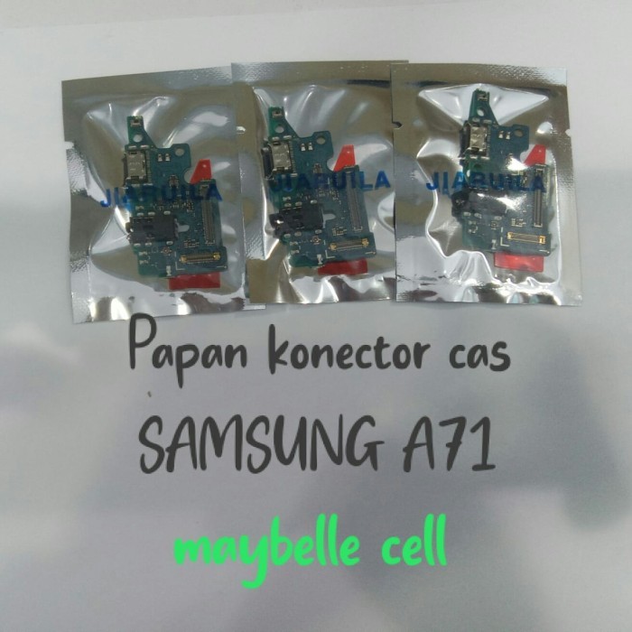 flexible konektor cas/papan konektor cas samsung A71 ori