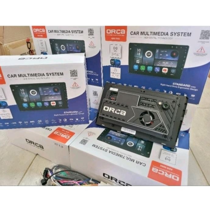 Dijual Head Unit Tv Mobil Android Orca Ram 4/128 Free Kamera Mundur Anti Air