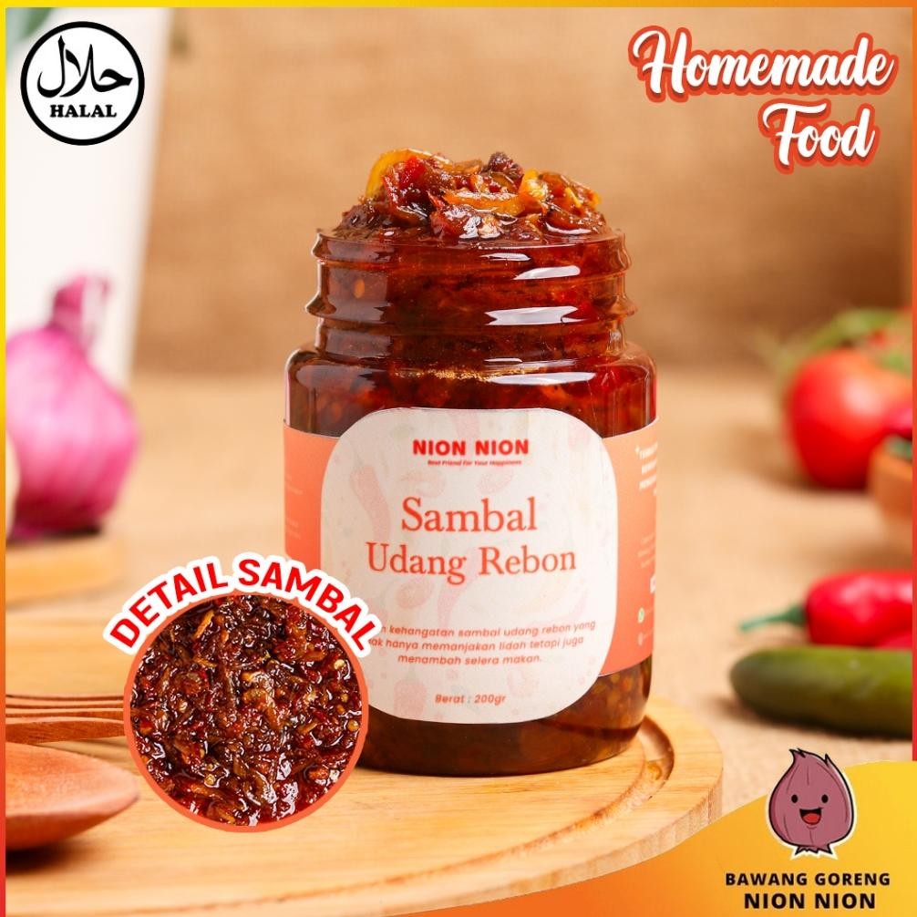

Big Terlaris Sambal Bawang / Sambal Teri /Sambal Rebon/ Sambal Cumi / Sambel Pedes Gurih Mantap Sambel Cakalang Sambal Bajak Pedas- Nion Nion Et-12