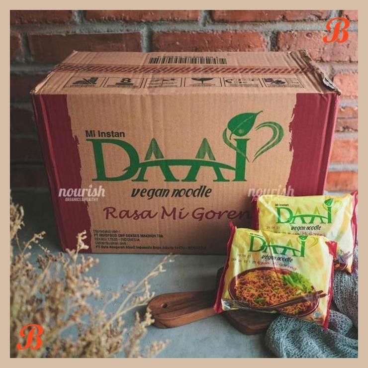 

| NN | DAAI, MIE INSTAN GORENG VEGAN NO MSG - 1 DUS ( 40 PCS )