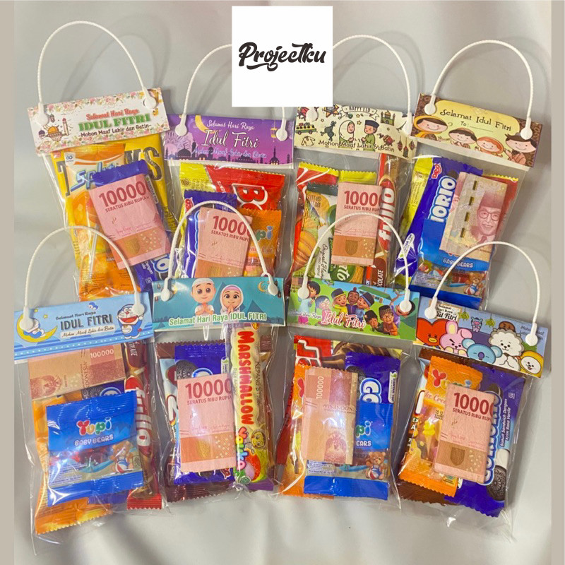 

(10PCS) TAS PLASTIK SNACK THR UNIK EDISI LEBARAN AMPLOP IDUL FITRI