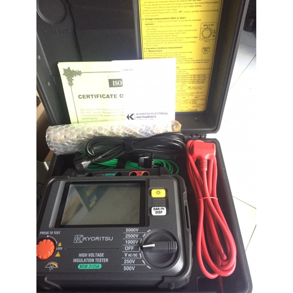 Kyoritsu KEW 3125A Insulation