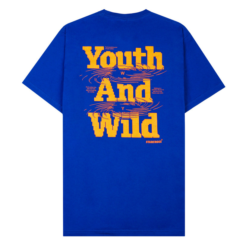 STARCROSS Kaos Pria - VORTEX - Blue