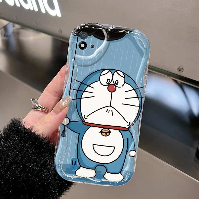 Casing Hp Untuk Realme C20 Realme C20A Realme C11 2021 Realme Narzo 50i Case Casing HP pola Doraemon