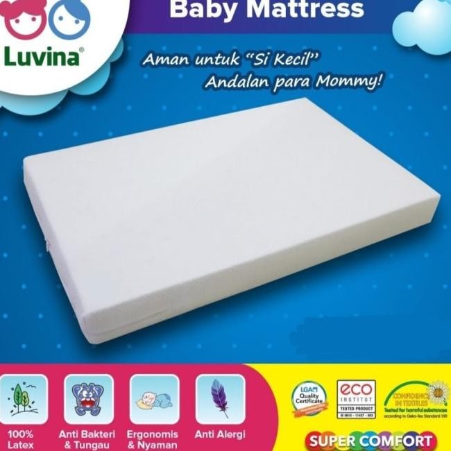 Luvina Latex Baby Mattress Custom / Matras Latex Custom Untuk Bayi