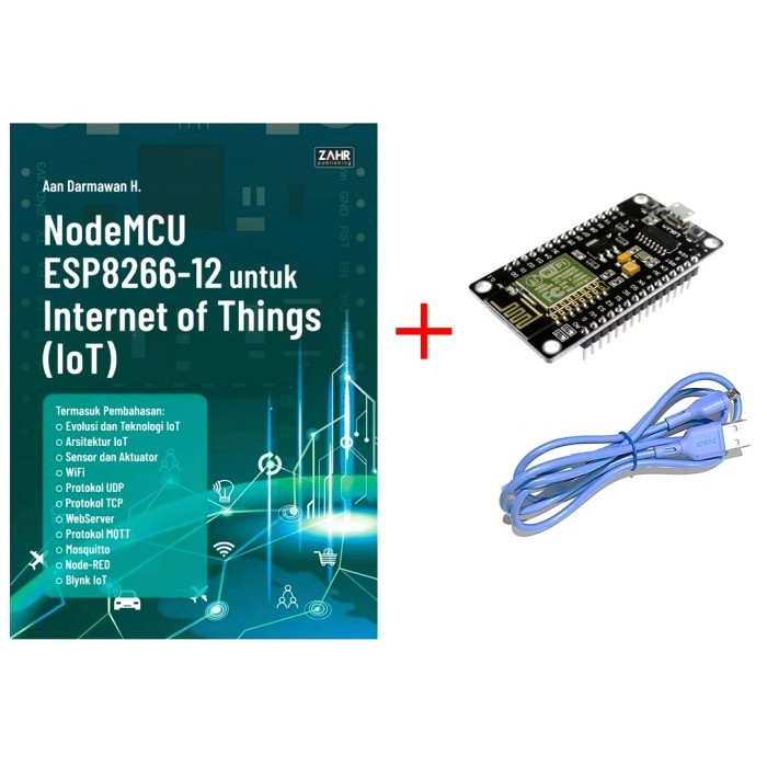 Paket Buku Iot + Modul Nodemcu Esp8266 Terbaik