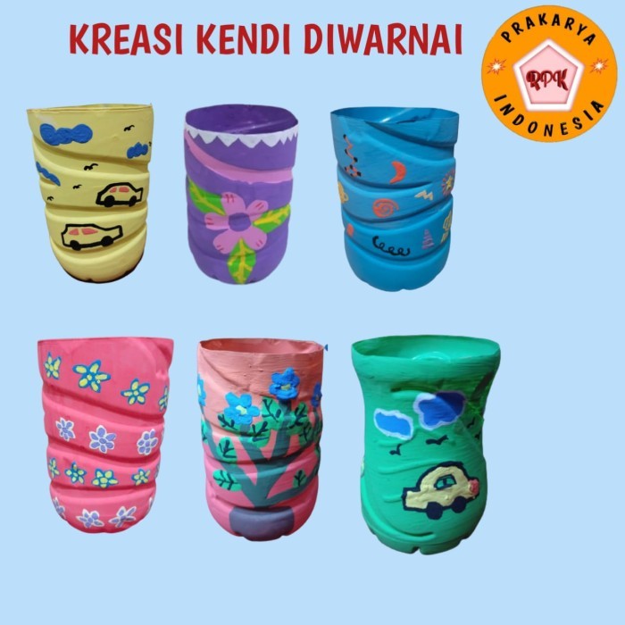 VAS BUNGA BOTOL BEKAS KREASI KENDI