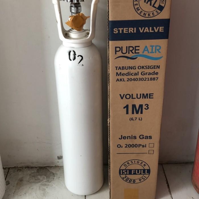 Termurah Tabung Baru Oksigen 1M3 + Isi Oksigen Untuk Pernafasan / Ikan Terbaru