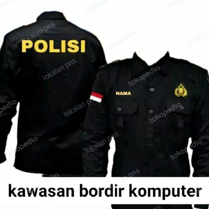 Jual Terbaru Seragam Polisi Kemeja Polisi Pdh Polisi Bisa Custom Bordir....