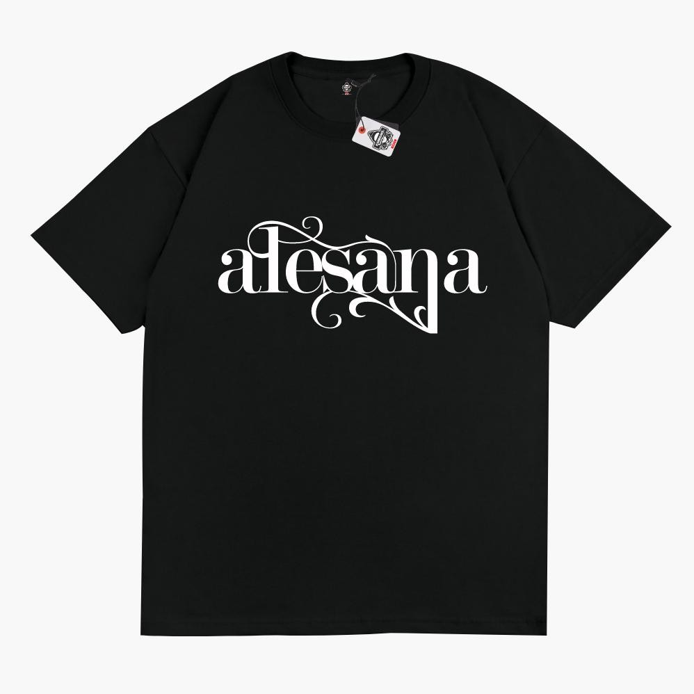 Limited Karimake T-Shirt Band Alesana Kaos Musik Rock N Roll Metal Emo Grunge Hitam Putih Lengan Pen