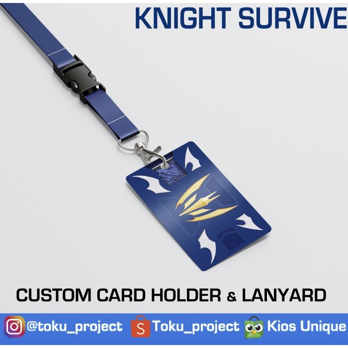 

Produk Baruu! Custom Card Holder+Lanyard+Card Skins Kamen Rider Ryuki