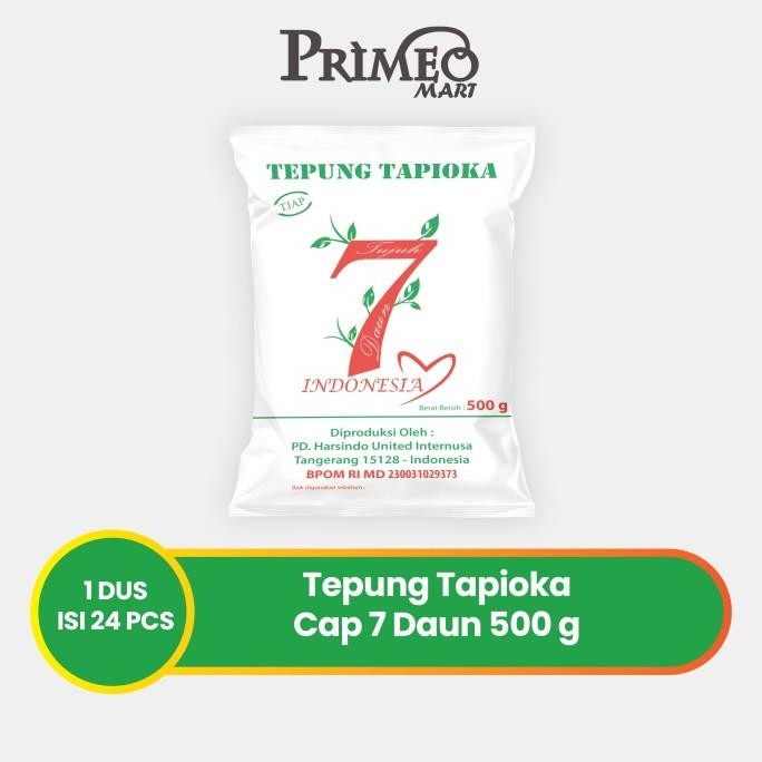 

Tepung Tapioka/Sagu Tani/Tepung Pati/Tepung 7 Daun 500gr Isi 24Pcs