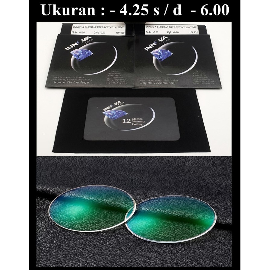 Jual Lensa Minus Blueray Innova Original Lensa Minus Blue Ray H.Index 1.61