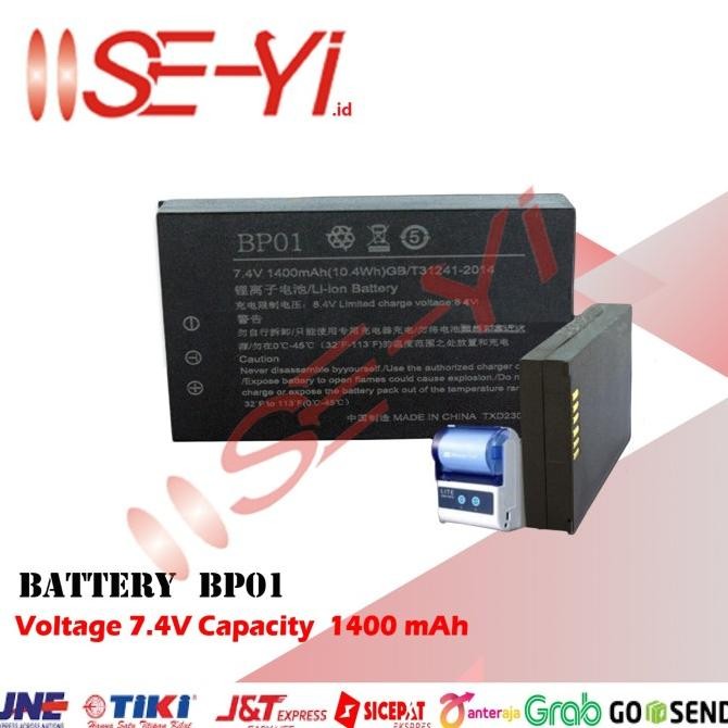 Baterai Bp01 - Battery Printer Thermal Blueprint Lite58 Alfajrigivano