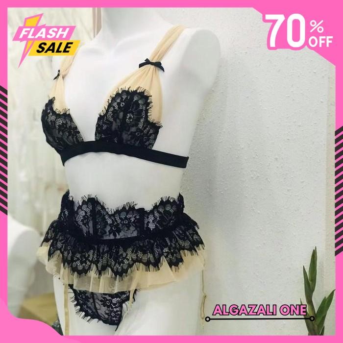 SEXY LINGERIE SET MENAWAN BRA G STRING TRANSPARAN RENDA LINGERIE T SPECIAL HOT BY ALGAZALI ONE 