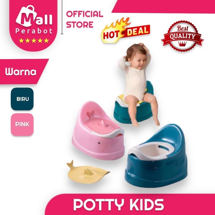 PISPOT CLOSET DUDUK ANAK BABY POTTY TOILET TRAINING WC JONGKOK PLASTIK