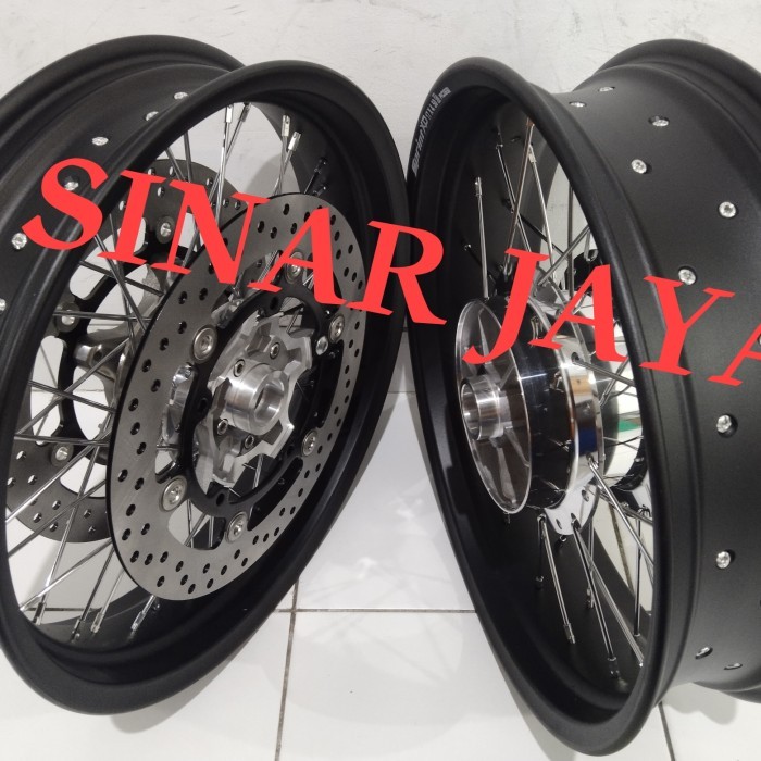 velg jari double disc cakram depan r25 mt25 xsr benelli ninja 250 dll