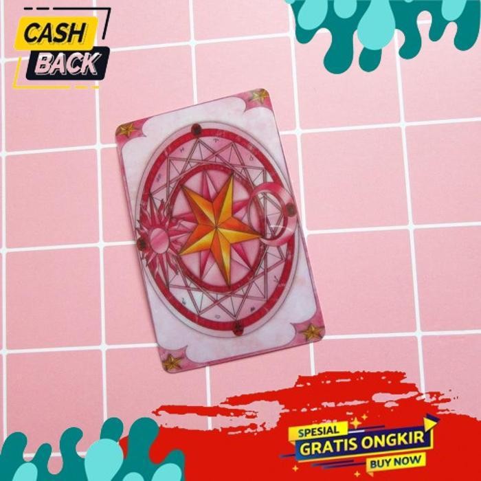 

NEW ARRIVAL PICL STICKER ATM KARTU CLOW CARD STIKER CARDCAPTOR SAKURA ANIME ECOS