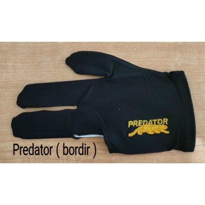 SARUNG TANGAN BILLIARD BORDIR PREDATOR