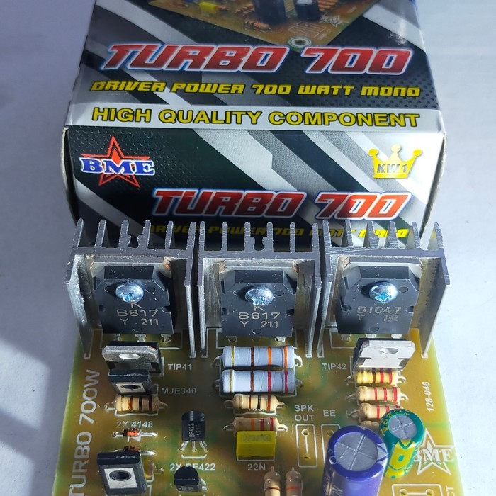 0KIT DRIVER POWER TURBO 700 WATT MONO Driver 700W Tunersys