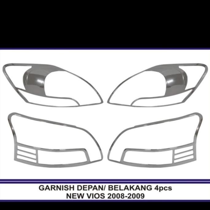 Garnish Garnis Lampu Depan Belakang New Vios Gen 2 2008 2009 2010 2011  Ready