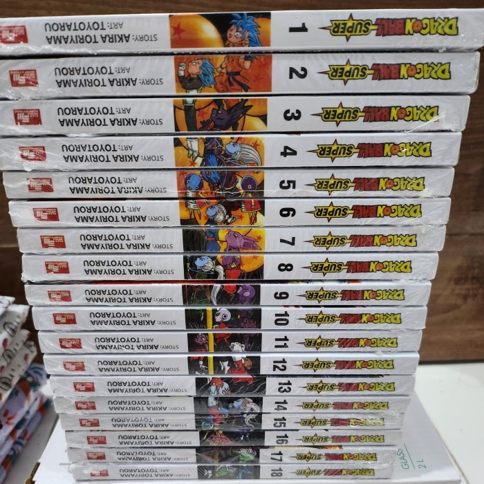 Komik Dragon Ball Super set vol 1-18 segel ori Bahasa Indonesia