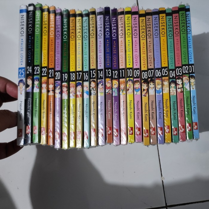 Komik Nisekoi vol 1-25 tamat set segel ori