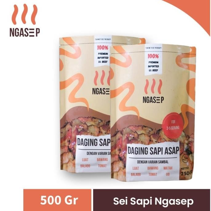 

Sei Sapi Ngasep sambal matah/Luat 500gr