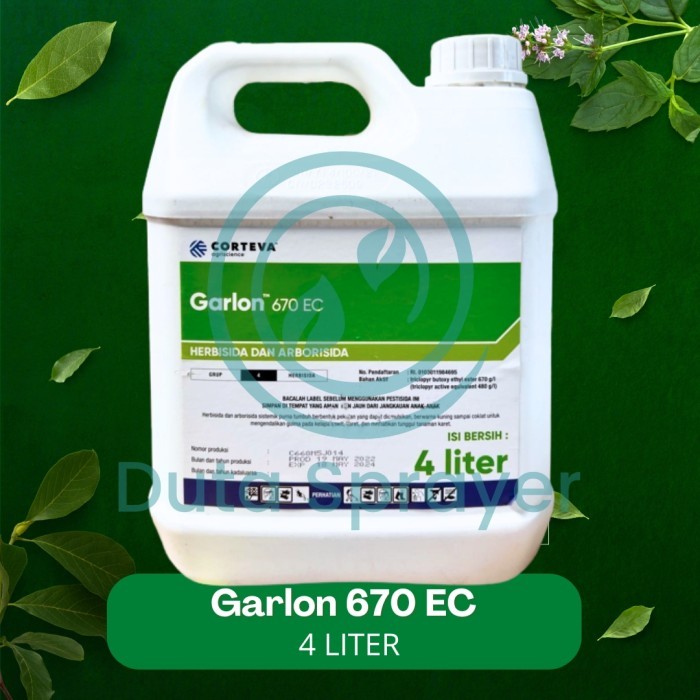 Terbaru Garlon 670 EC 4 L Herbisida Arborisida Gulma Berkayu 4L 4 Liter 100% ori