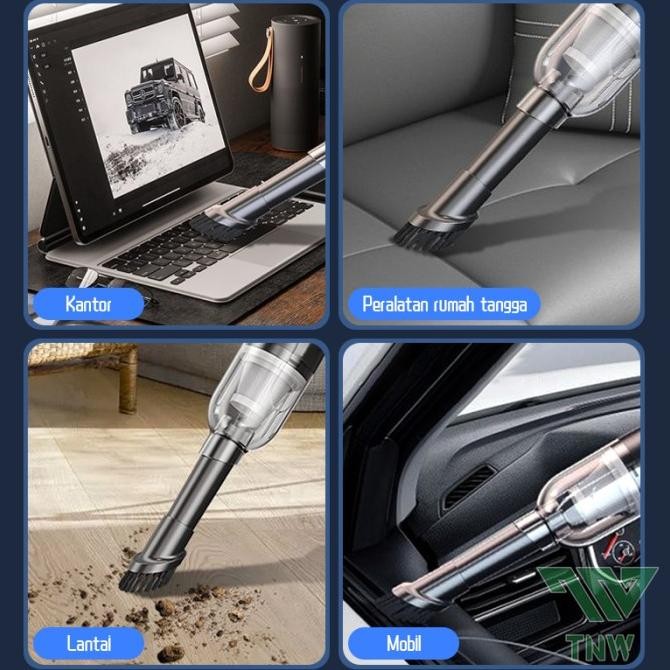TNW 15000Pa Vacum Cleaner Portable Penyedot Debu Mobil Vakum Cleaner [terbaik]